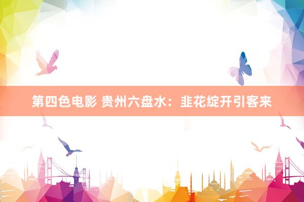 第四色电影 贵州六盘水:韭花绽开引客来