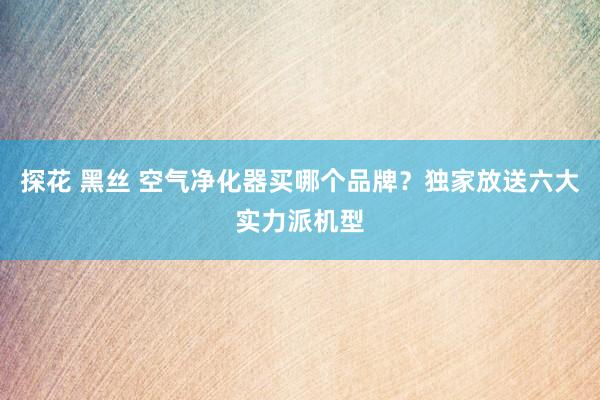 探花 黑丝 空气净化器买哪个品牌？独家放送六大实力派机型