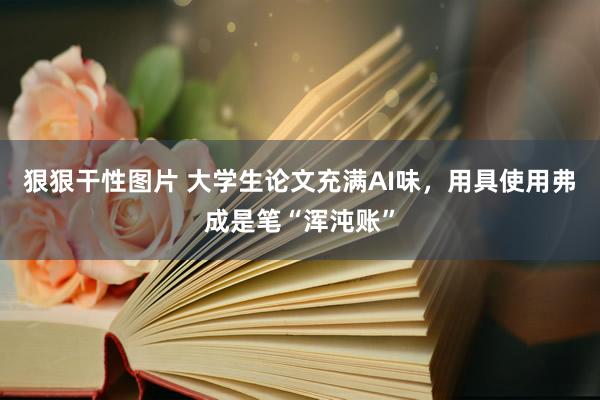 狠狠干性图片 大学生论文充满AI味，用具使用弗成是笔“浑沌账”