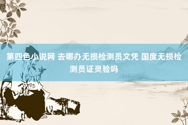 第四色小说网 去哪办无损检测员文凭 国度无损检测员证灵验吗