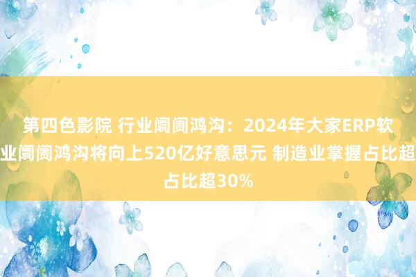 第四色影院 行业阛阓鸿沟：2024年大家ERP软件行业阛阓鸿沟将向上520亿好意思元 制造业掌握占比超30%
