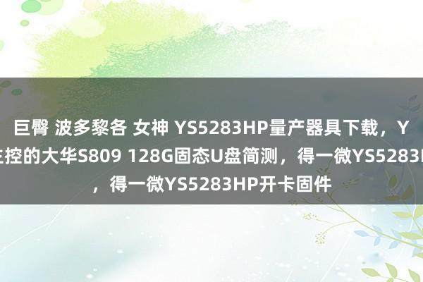 巨臀 波多黎各 女神 YS5283HP量产器具下载，YS5283HP主控的大华S809 128G固态U盘简测，得一微YS5283HP开卡固件