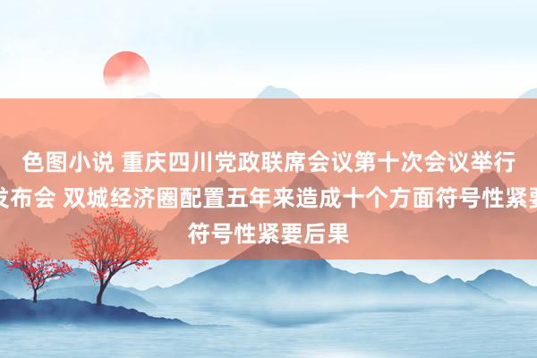 色图小说 重庆四川党政联席会议第十次会议举行后果发布会 双城经济圈配置五年来造成十个方面符号性紧要后果