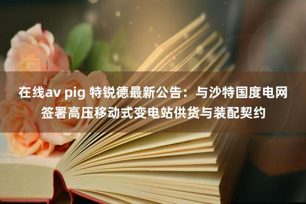 在线av pig 特锐德最新公告:与沙特国度电网签署高压移动式变电站供货与装配契约