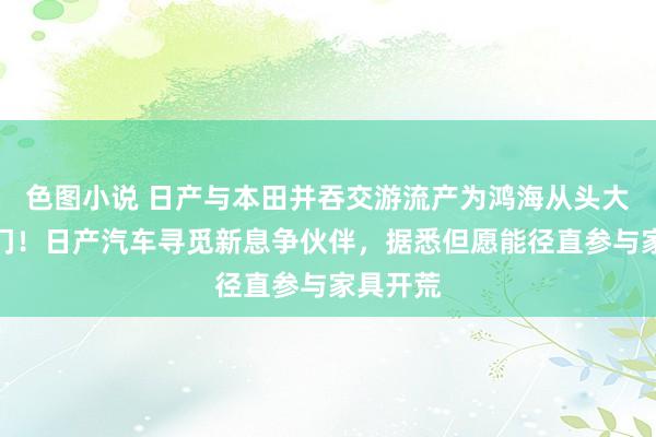 色图小说 日产与本田并吞交游流产为鸿海从头大开了大门！日产汽车寻觅新息争伙伴，据悉但愿能径直参与家具开荒